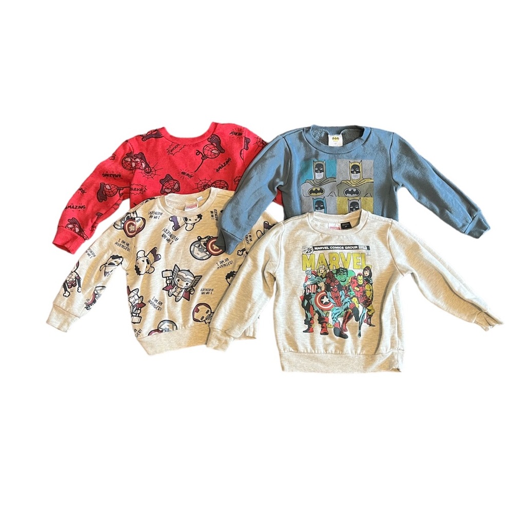 Toddler boys Marvel sweatshirts size 4T